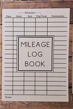 NEW BOOK - Mileage Record Log