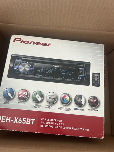 Pioneer deh x65bt car - pioneer, stereo