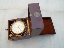 Vintage Royal Navy H.S. 1  Two  Day Thomas Mercer Marine Chronometer