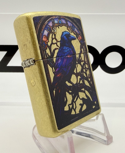 Genuine zippo lighter - genuine, stained