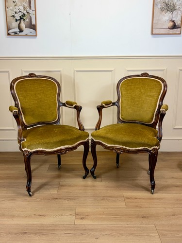 Pair antique green - pair,