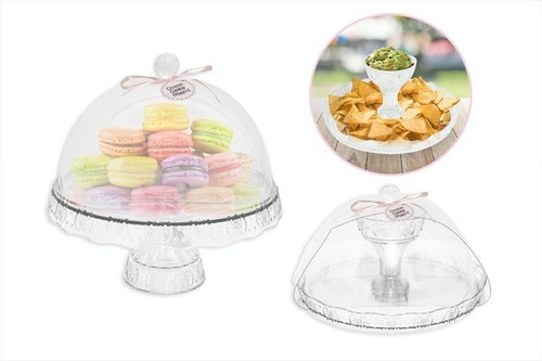 Cake stand vintage dome cover - vintage,