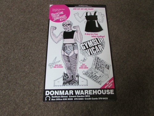 Gymslip vicar cut out and - gymslip,