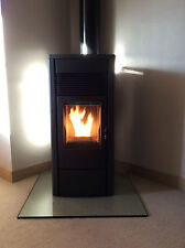 12mm Thick Toughened Glass Fireplace Hearth for Woodburning Stove fires