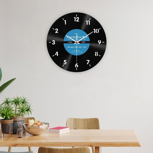 Backwards clock inch - clock,