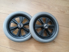 Pair Front 17cm Wheels inc Bolts for Karma Ergo Wheelchair