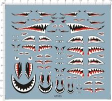 water slide decals shark for