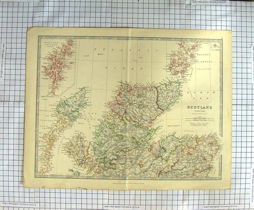 Old antique print - old,