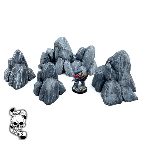 Rocky terrain debris - rocky,
