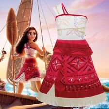 UK Disney Moana 2 Princess Dress Cosplay Costume Halloween Party Fancy Dress NEW