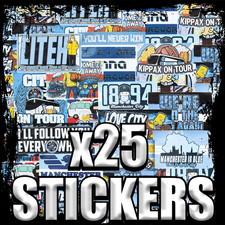 25x Manchester City Stickers
