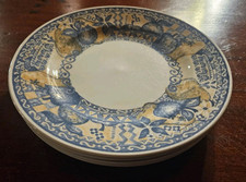 4x Jeff Banks Ports of Call Cadiz Dinner Plates 24cm