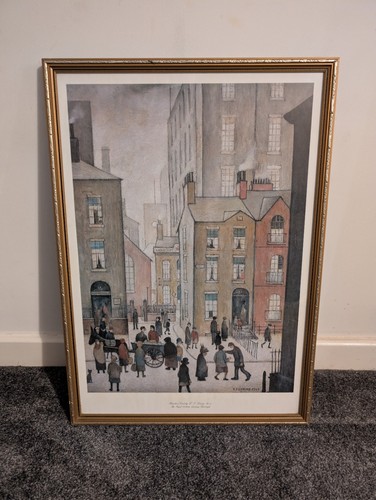 Lowry print of - of, hawkers