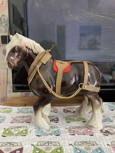 Vintage ceramic shire horse - shire,