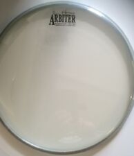 Remo USA clear 12" drum head.With Arbiter logo 