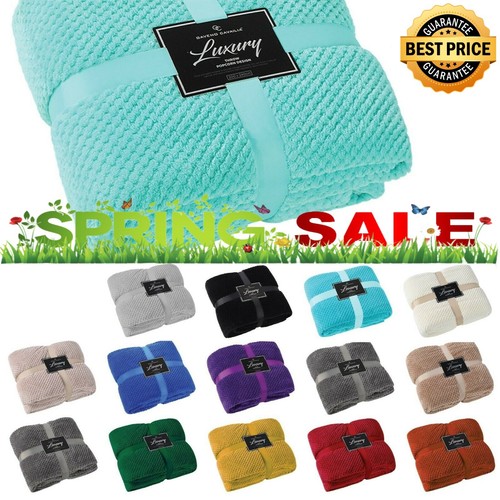 Luxury popcorn throw single - luxury,