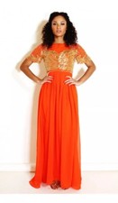 Virgos Lounge Orange Maxi Long