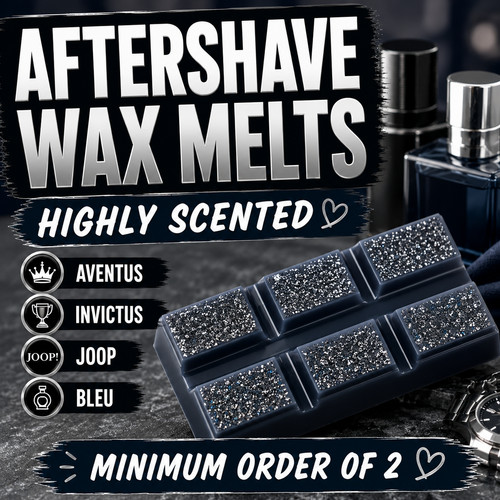 Aftershave wax melts - snap, bars