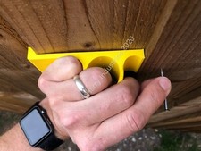 The Original Feather Edge Board / Close Board Fence Board Spacer for 5" boards.