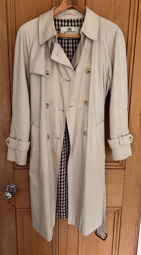 Aquascutum vintage trench coat - vintage,