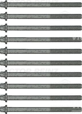Cylinder head bolt set - head,