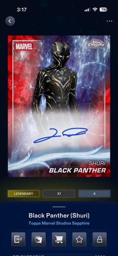 Marvel topps digital shuri - -,