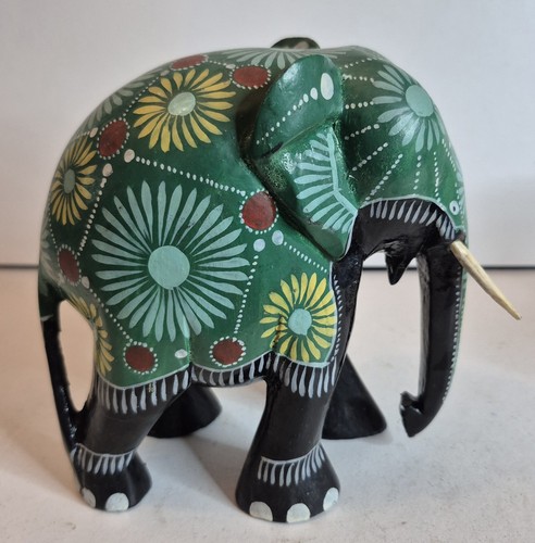 Hand carved painted - carved, &