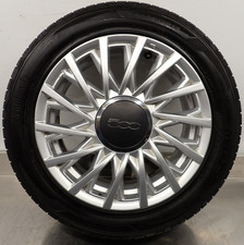 FIAT 500 15" SILVER ALLOY WHEEL MOHAWK TYRE 185/55R15 52009577