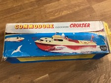 Sutcliffe Commodore Clockwork Cruiser . Made in England . In Box