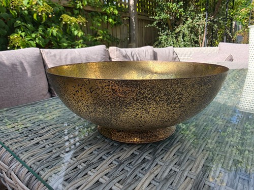 Vintage peerage brass bowl - vintage, 9.5