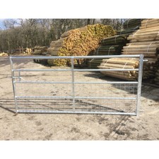 5 Bar Galvanised Metal Door