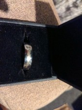 White Gold Wedding Band Ring