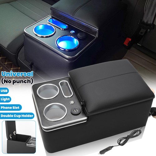 Led universal armrest storage - led,