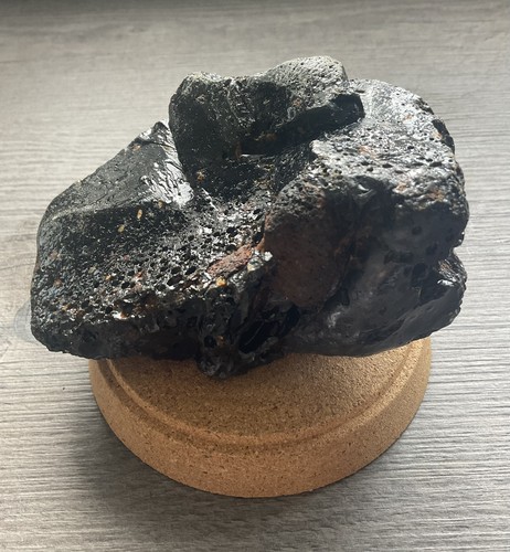 Black slag glass 525grms - slag,