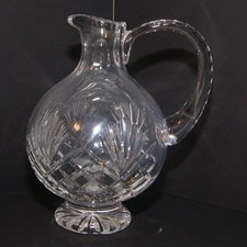 Quality Vintage Cut Crystal Whisky Water Jug / Pitcher