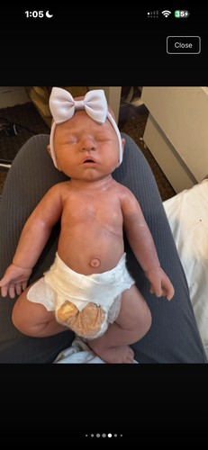 Silicone reborn baby doll - reborn,
