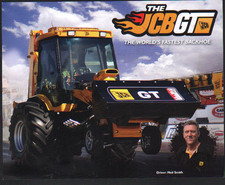 JCB GT "The World's Fastest Backhoe" Brochure Leaflet