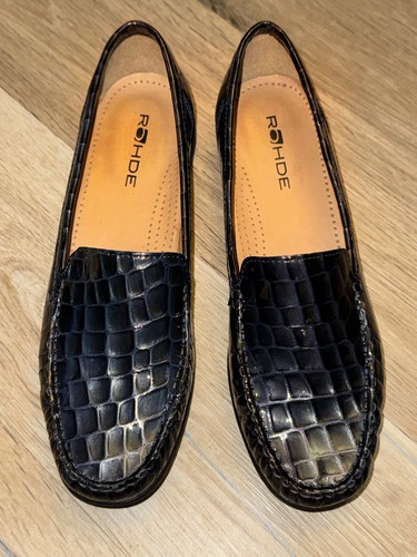 Rohde black patent - rohde, leather