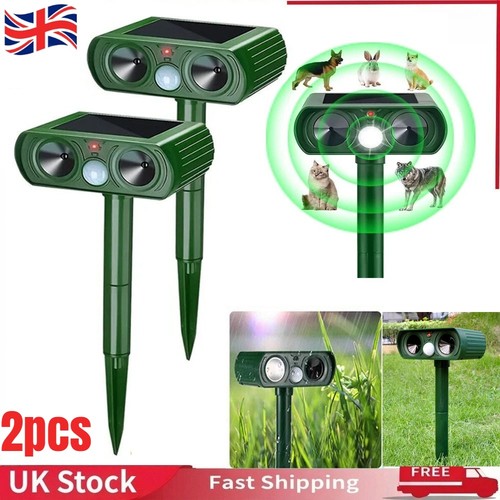 Ultrasonic solar cat dog - ultrasonic,