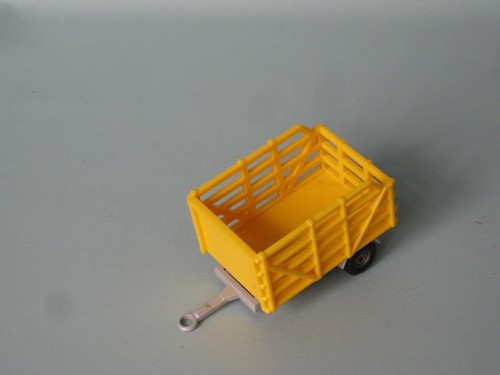 Matchbox cage trailer - matchbox, yellow
