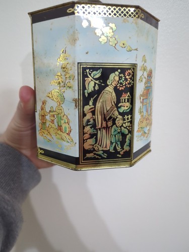 Vintage tea caddy - tea,