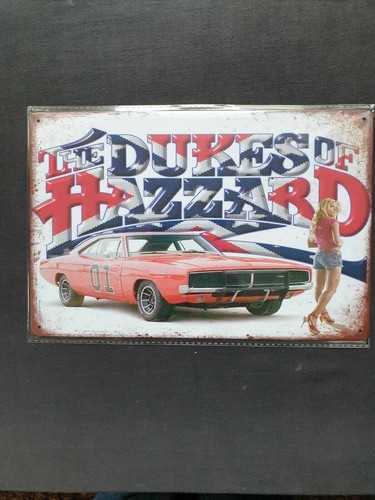 Dukes hazzard metal sign - hazzard,