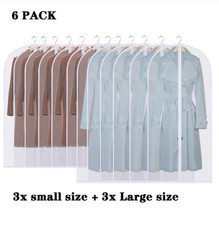 6 Pack Clothes Covers Bags