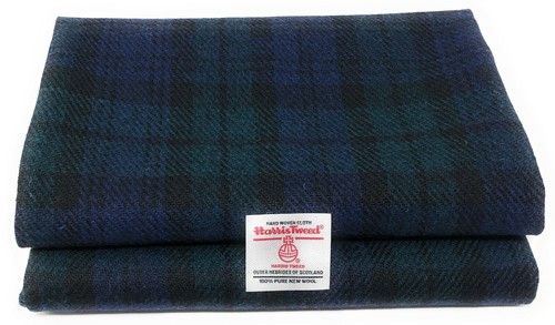 Harris tweed blue black - harris,