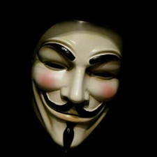 2022 V For Vendetta White Pottery Mask PVC Cosplay Guy Fawkes Anonymous Mask