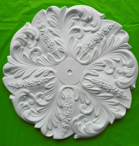 Plaster ceiling rose acanthus - plaster,