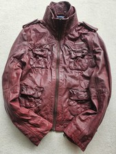 superdry leather jacket womens