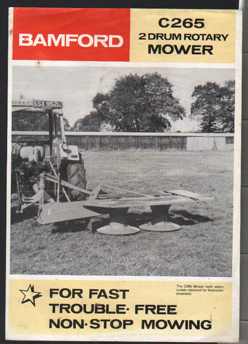 1975 bamford c265 2 drum - bamford,
