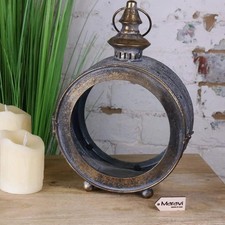 Devra Vintage Style Round Lantern Home Decor Moroccan Luxury Candles Gift