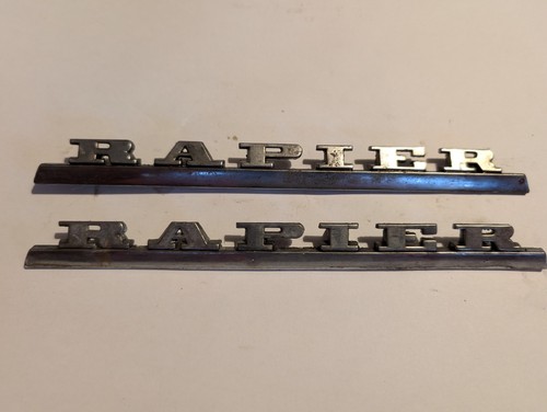 Sunbeam rapier metal decal - 2x,
